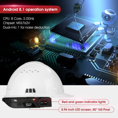 NAVIO VISION AI SMART HELMET NVH8 | 4G split-type wearable camera - Image 8